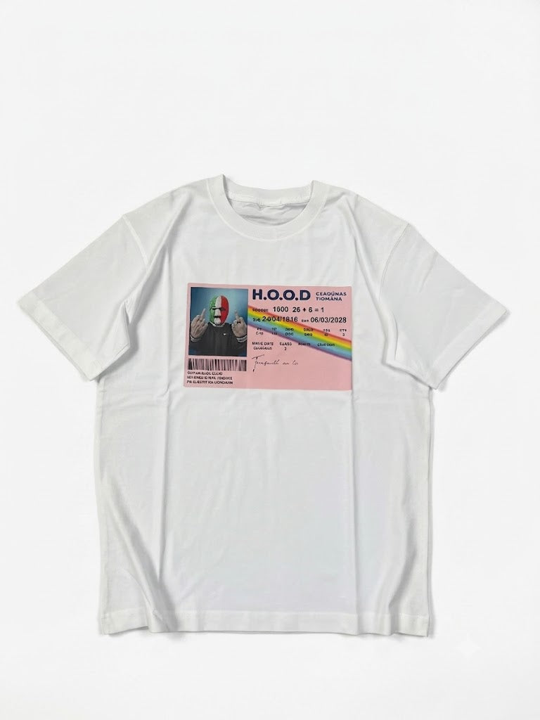 H.O.O.D Tee White