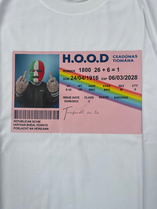 H.O.O.D Tee White